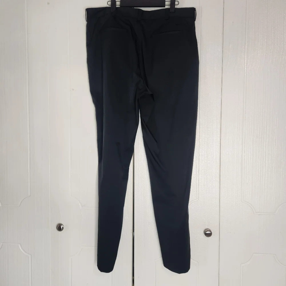 Nike Golf Black Dri Fit Tour Performance Pleated Pants 36 X 32